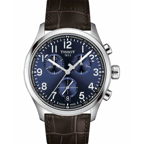 TISSOT T-Sport Chrono L Brown Leather Strap