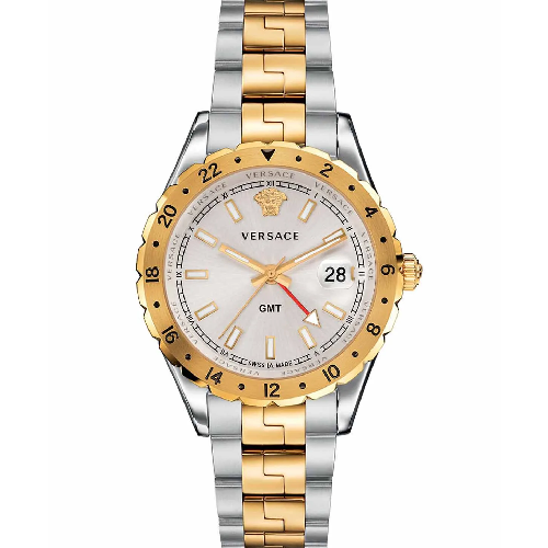 Versace Hellenyium Two Tone Stainless Steel Bracelet