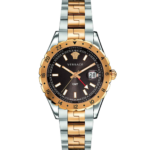 Versace Hellenyium Two Tone Stainless Steel Bracelet