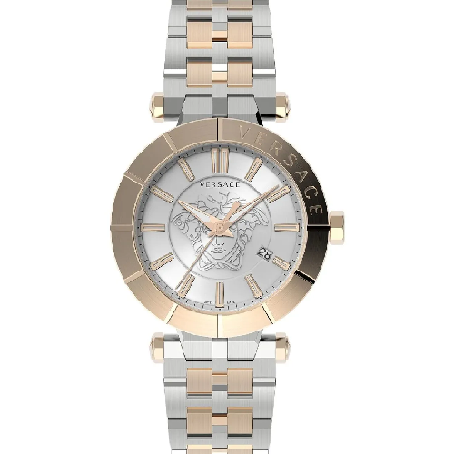 Versace V-Race Two Tone Stainless Steel Bracelet