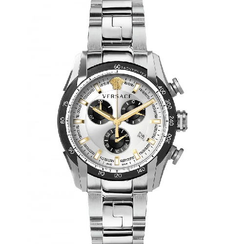 Versace V-Ray Chronograph Silver Stainless Steel Bracelet