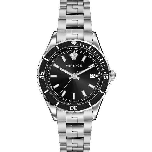 Versace Hellenyium Silver Stainless Steel Bracelet
