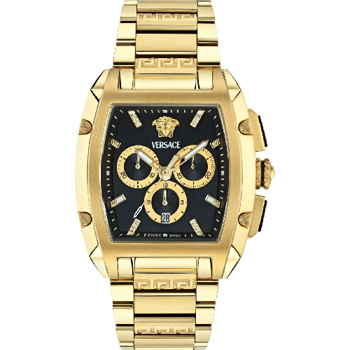 Versace Dominus Chronograph Gold Stainless Steel Bracelet