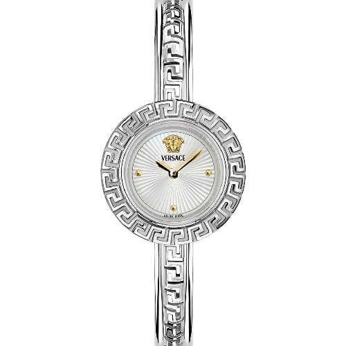 Versace La Greca Silver Stainless Steel Bracelet