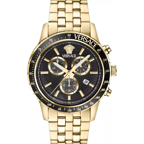 Versace Sport Chronograph Gold Stainless Steel Bracelet
