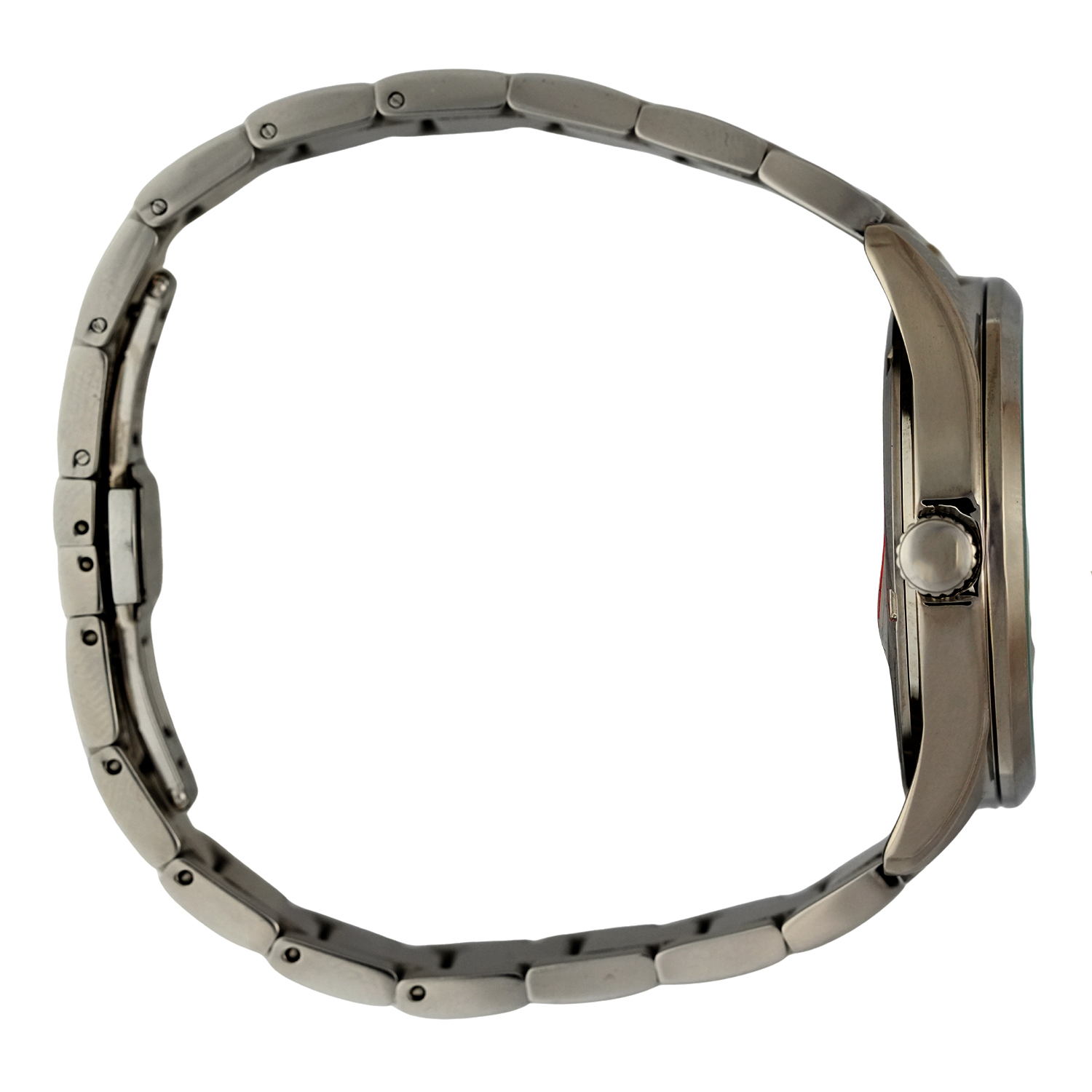 American Polo Regent Collection Gents Gunmetal Stainless Steel Bracelet - Image 3