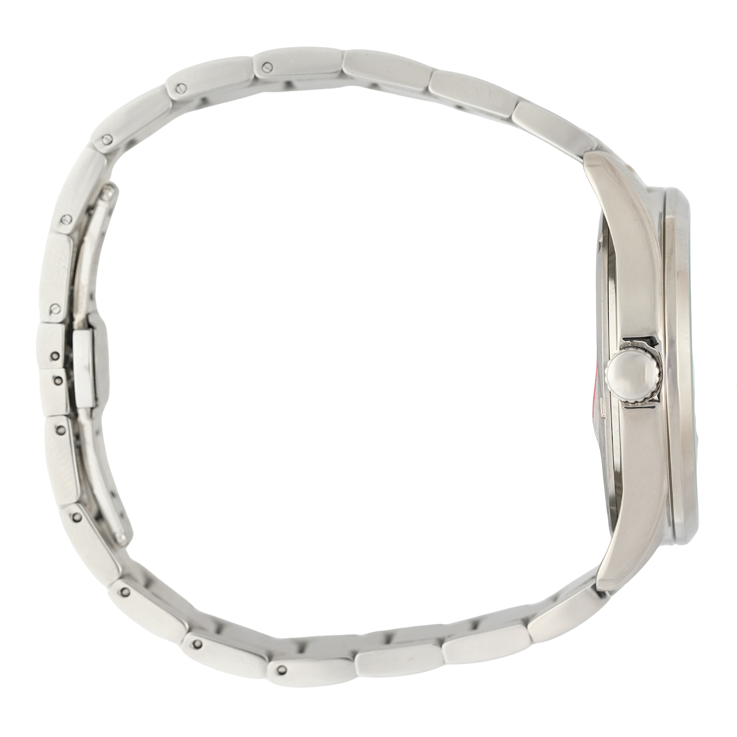 American Polo Regent Collection Gents Silver Stainless Steel Bracelet - Image 3