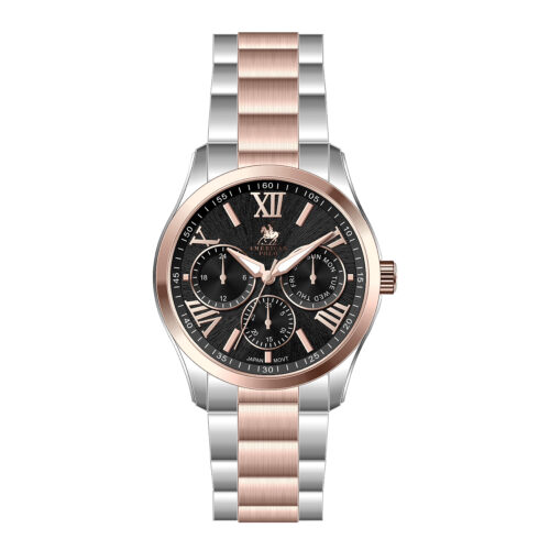 American Polo Regent Collection Gents Two Tone Stainless Steel Bracelet