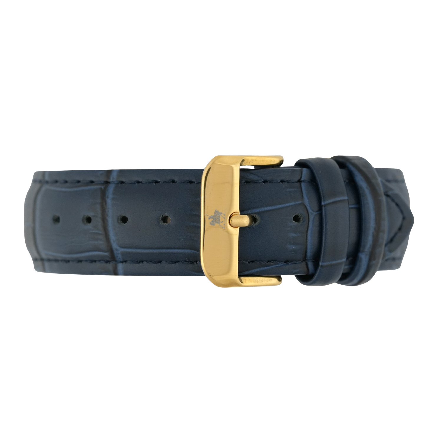 American Polo Gents Blue Leather Strap - Image 2