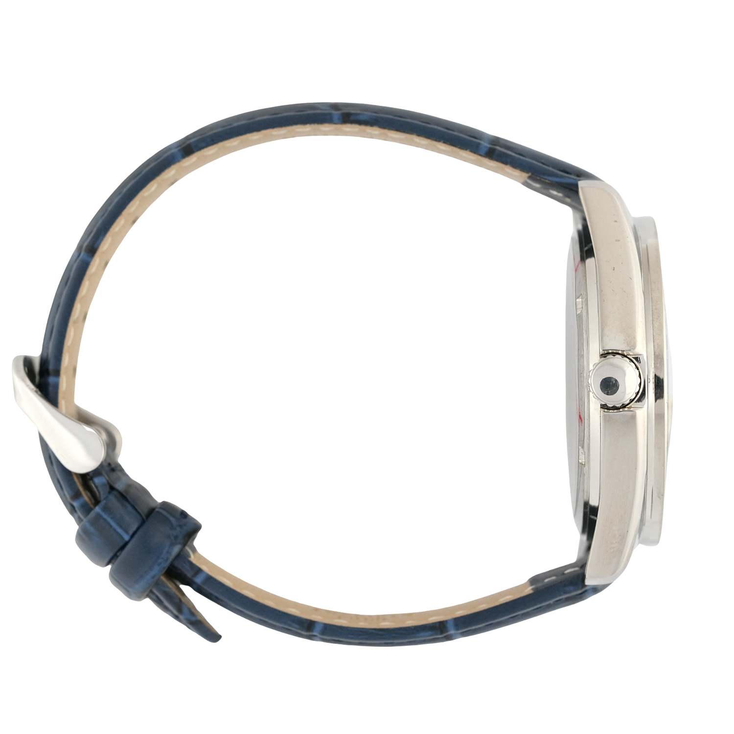 American Polo Gents Blue Leather Strap - Image 2