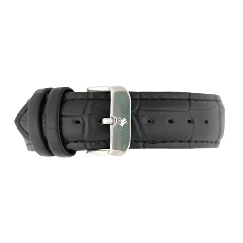 Alternative view of American Polo Skeleton Heritage Gents Multifunction Black Leather Strap