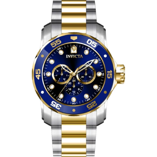 Invicta Pro Diver Multifunction Two Tone Stainless Steel Bracelet
