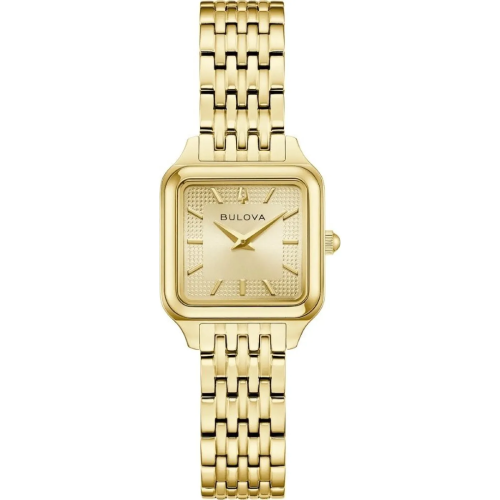 BULOVA Sutton Square Gold Stainless Steel Bracelet