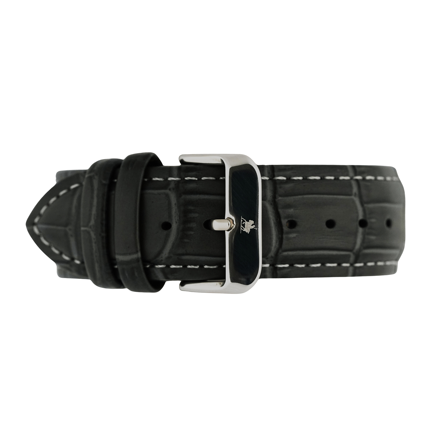 American Polo Gents Black Leather Strap - Image 2