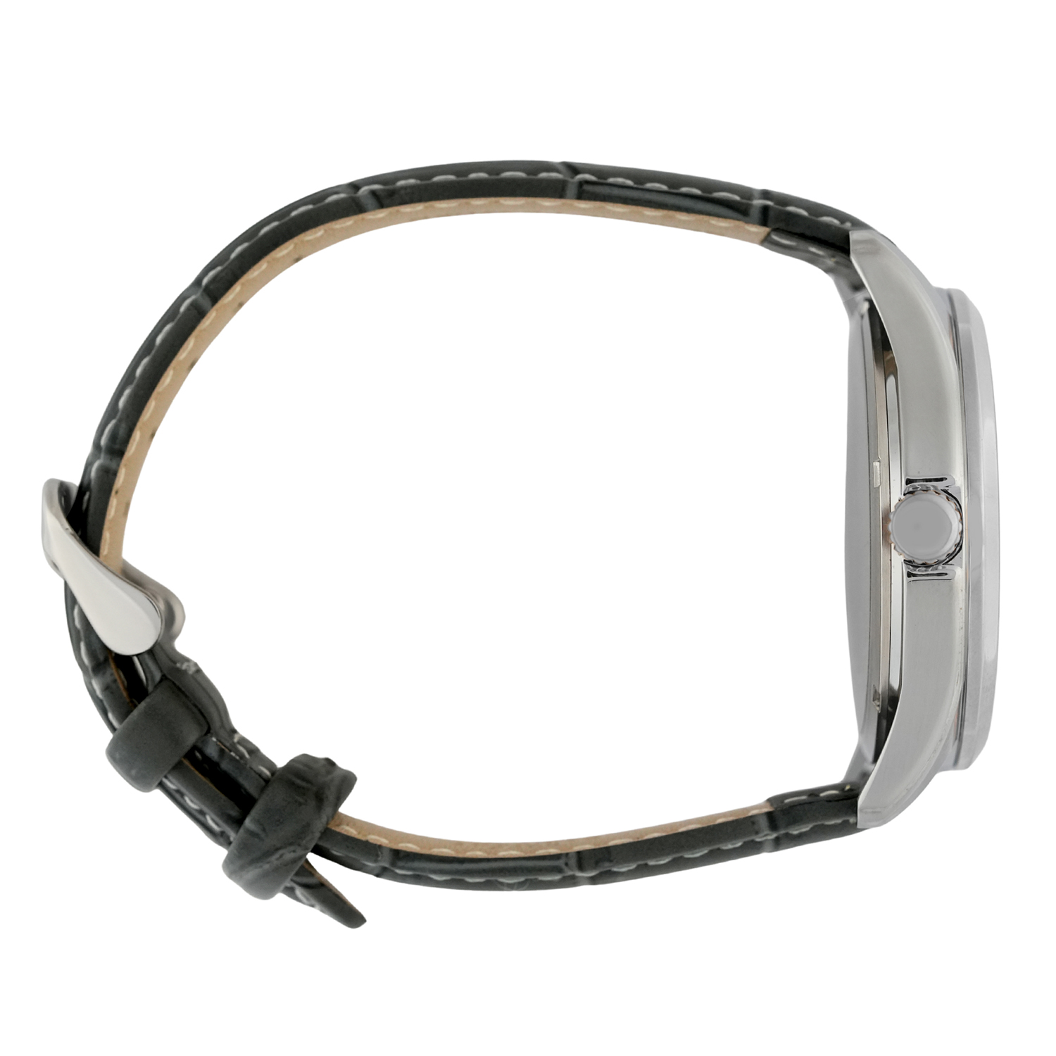 American Polo Gents Black Leather Strap - Image 3