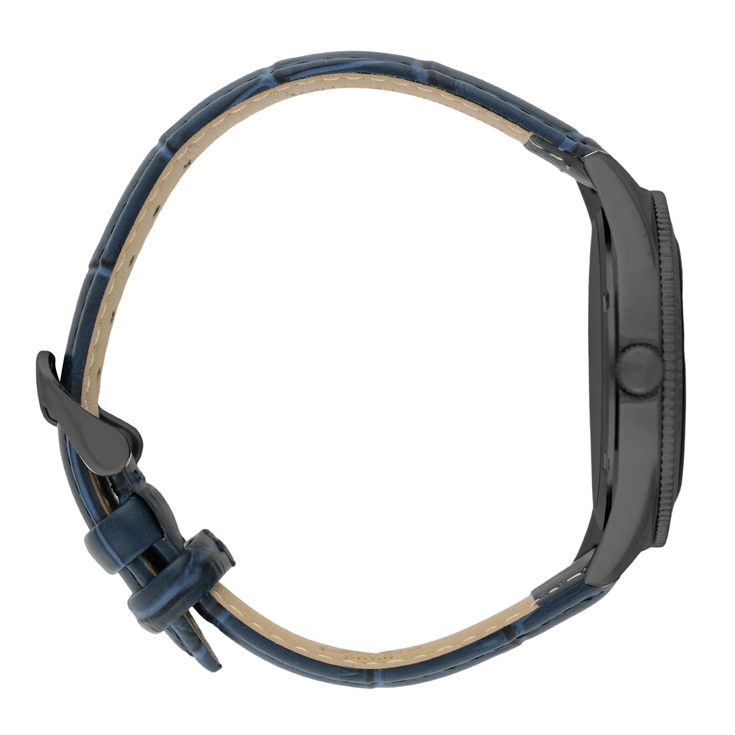 American Polo Gents Blue Leather Strap - Image 3