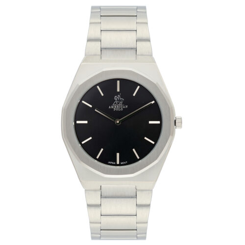 American Polo Metropolitan Gents Silver Stainless Steel Bracelet