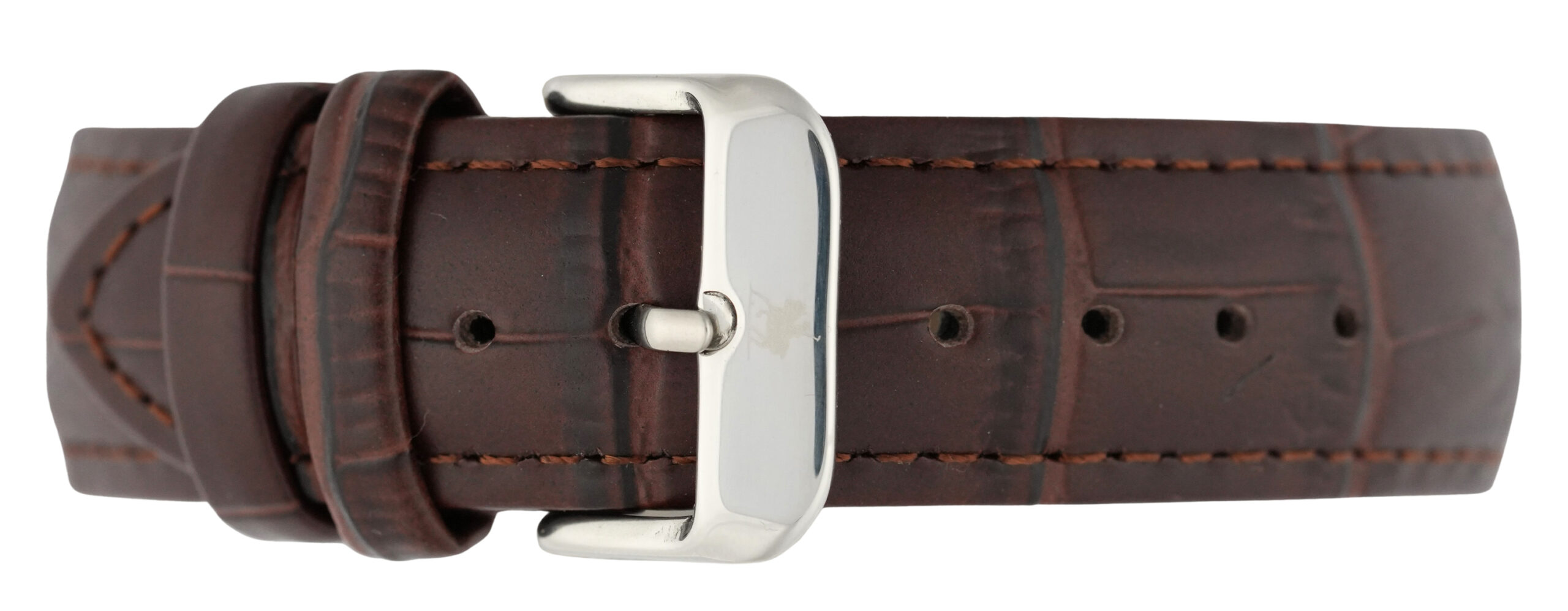 American Polo Belmont Gents Brown Leather Strap - Image 2