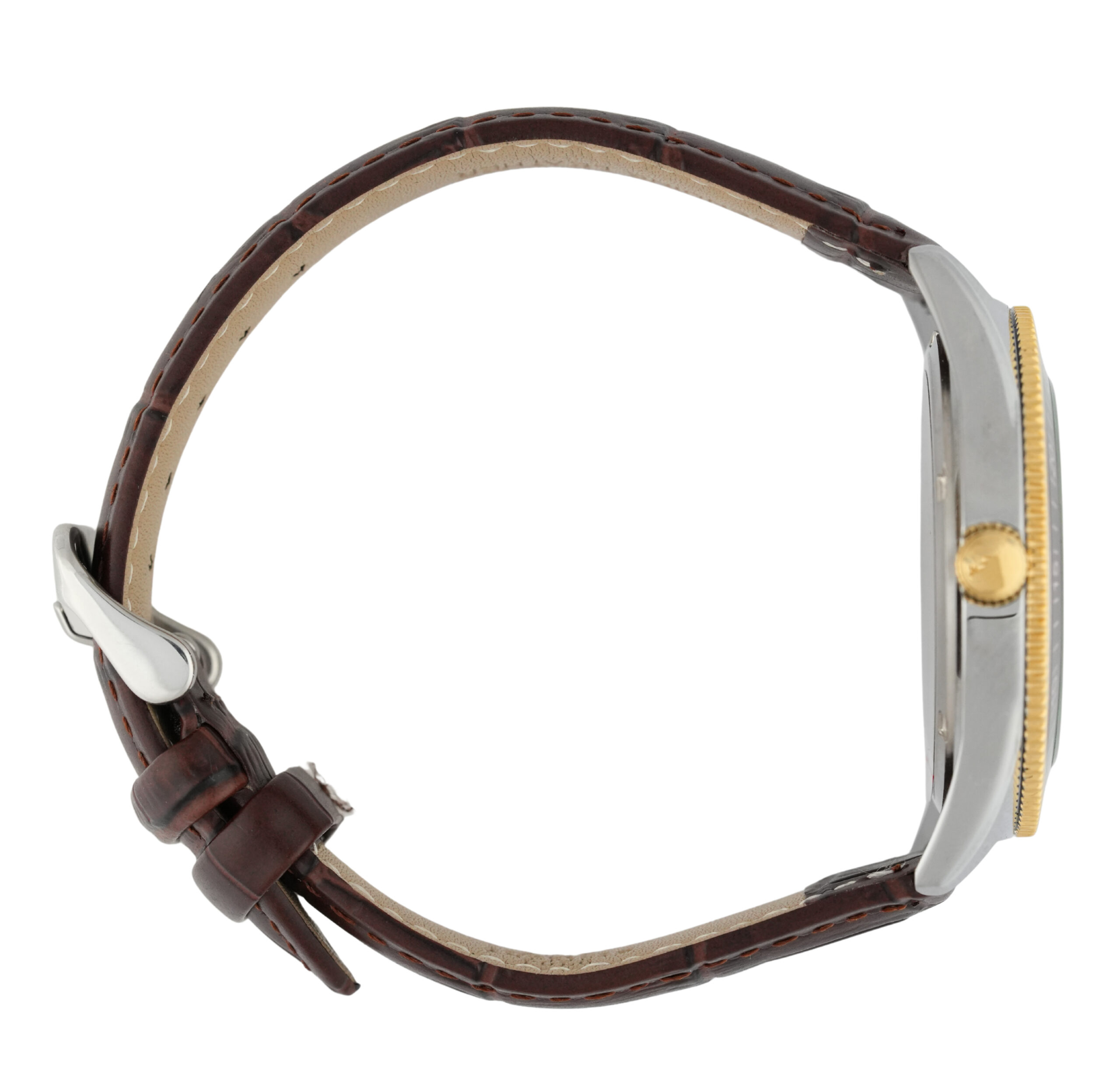 American Polo Belmont Gents Brown Leather Strap - Image 3