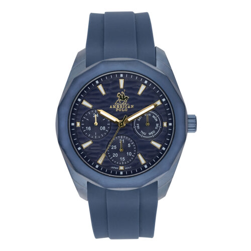 American Polo Phantom Sport Gents Blue Rubber Strap