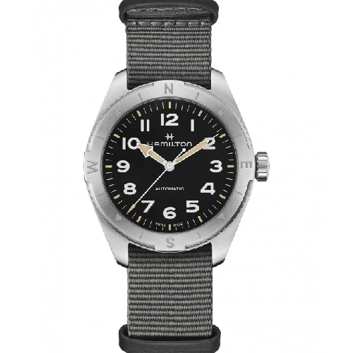HAMILTON Khaki Field Expedition Automatic Grey Fabric Strap