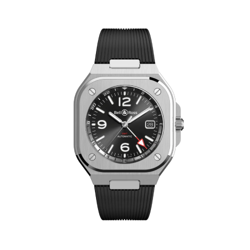 BELL & ROSS BR-05 GMT Black Rubber Strap