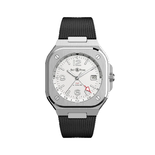 BELL & ROSS BR-05 GMT Black Rubber Strap
