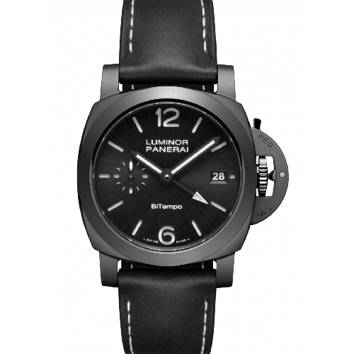Panerai Luminor GMT Black Leather Strap