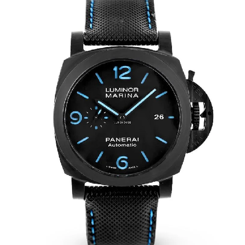 Panerai Luminor Marina 44mm, Carbotech™ Black Leather Strap