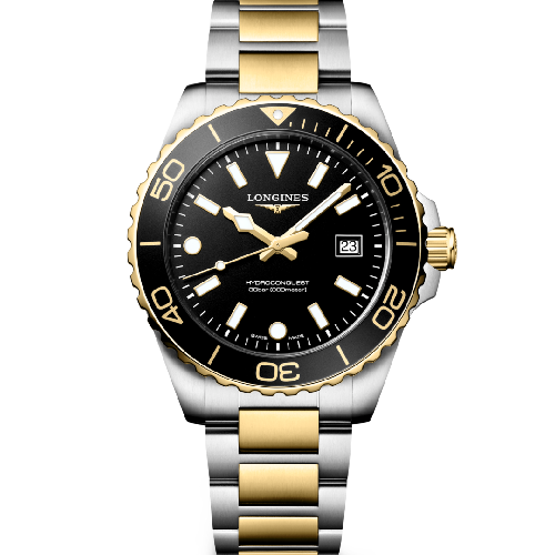 LONGINES HydroConquest Quartz Two Tone Stainless Steel Bracelet 42 mm