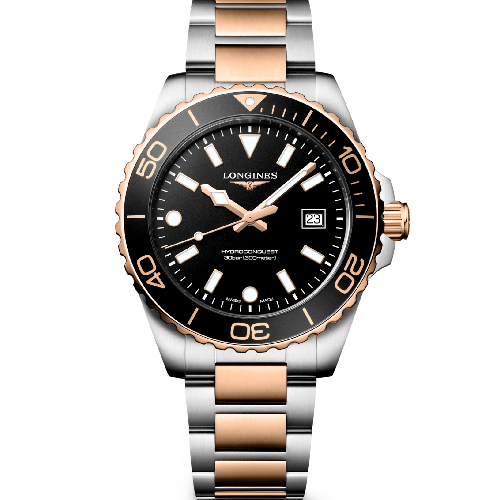 LONGINES HydroConquest Quartz Two Tone Stainless Steel Bracelet 42 mm