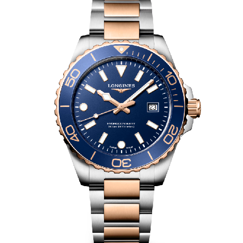 LONGINES HydroConquest Quartz Two Tone Stainless Steel Bracelet 42 mm