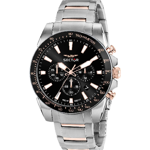 Sector 450 Chronograph Two Tone Stainless Steel Bracelet