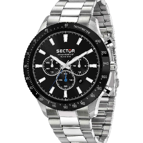 Sector 270 Chronograph Silver Stainless Steel Bracelet