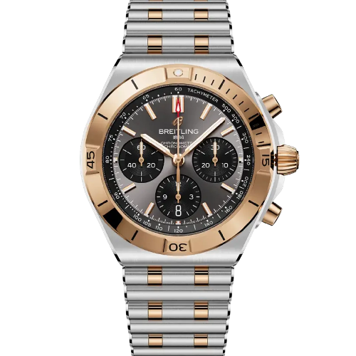 Breitling Chronomat B01 Chronograph 42 Stainless Steel & 18k Red Gold Bracelet