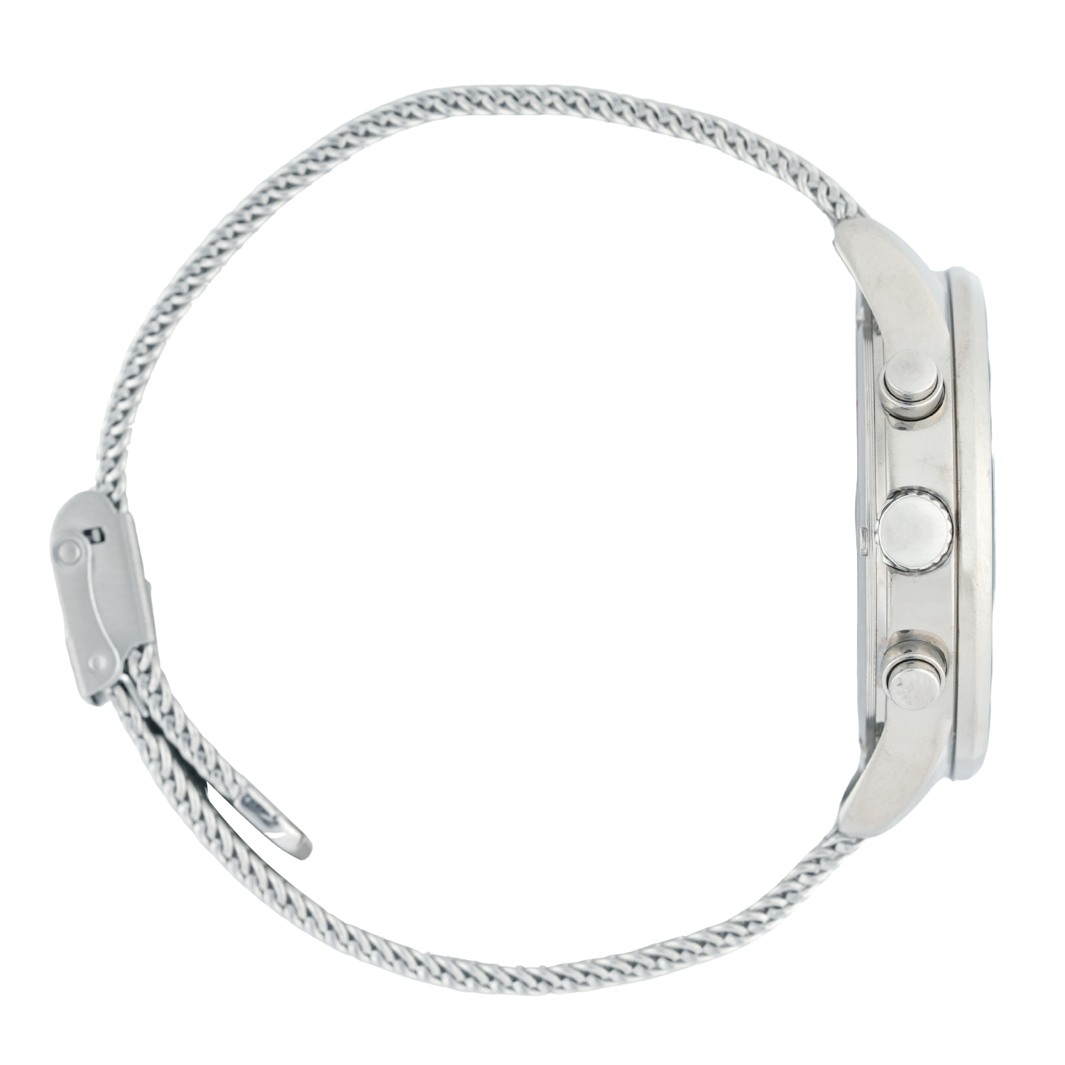 American Polo Gentleman Collection Silver Stainless Steel Bracelet - Image 3