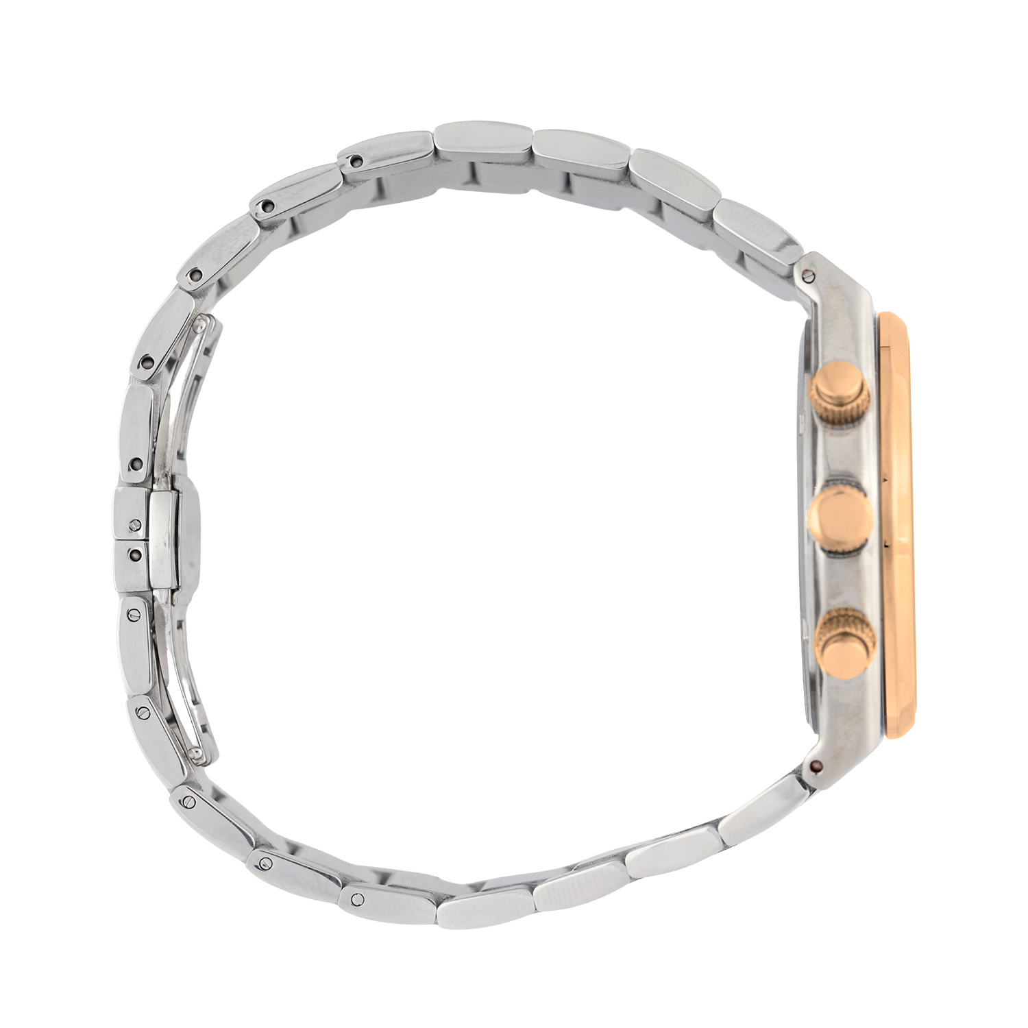 American Polo Gentleman Collection Silver Stainless Steel Bracelet - Image 3