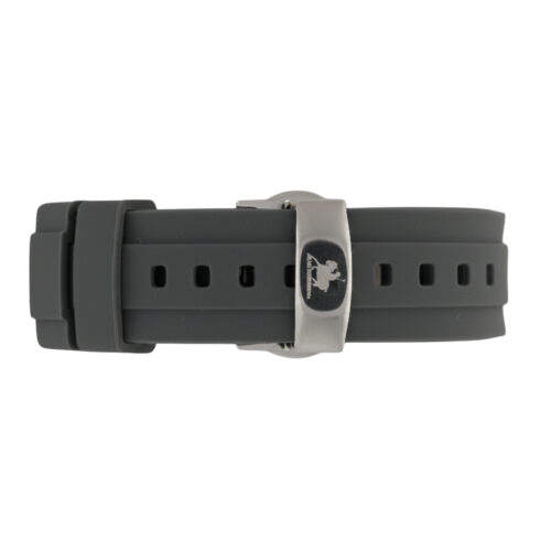 American Polo Apex Sport Multifunction Gents Grey Rubber Strap - Image 2