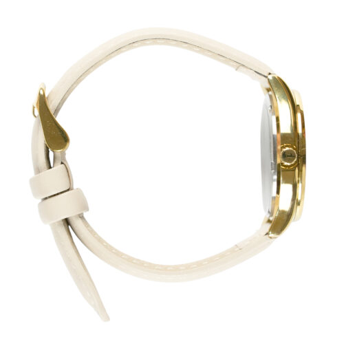 American Polo Ladies Crystal Beige Leather Strap - Image 3
