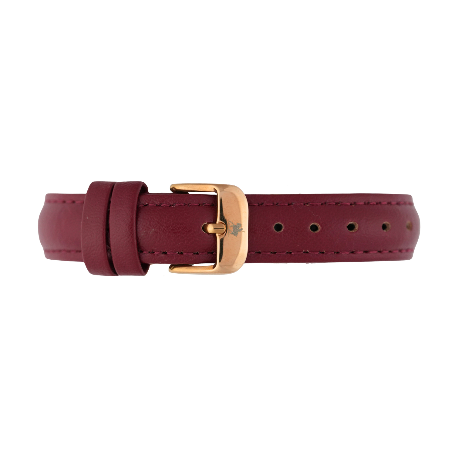 American Polo Ladies Crystal Red Leather Strap - Image 2