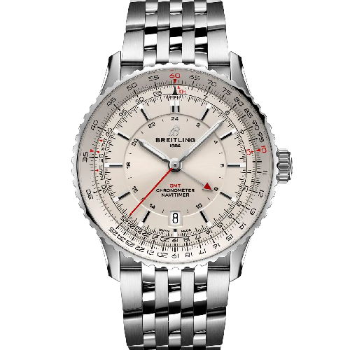 Breitling Navitimer Automatic GMT 41 Stainless Steel Bracelet
