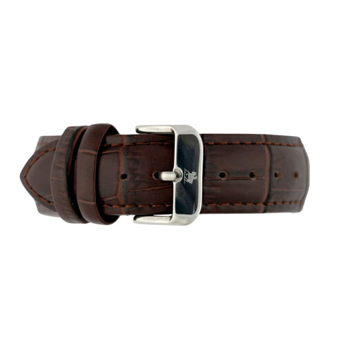 American Polo Skeleton Gents Brown Leather Strap - Image 2