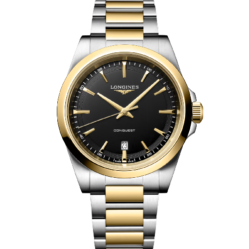 Longines Conquest Two Tone Stainless Steel Bracelet 41 mm