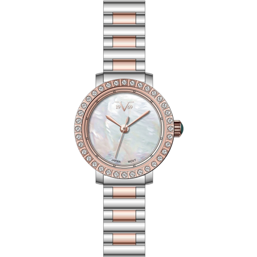 Versace 19V69 V0015L Two Tone Stainless Steel Bracelet
