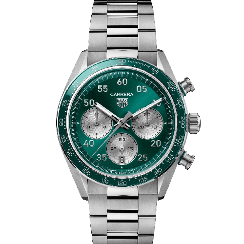 TAG Heuer Carrera Automatic Chronograph Sport 42 mm Stainless Steel Bracelet