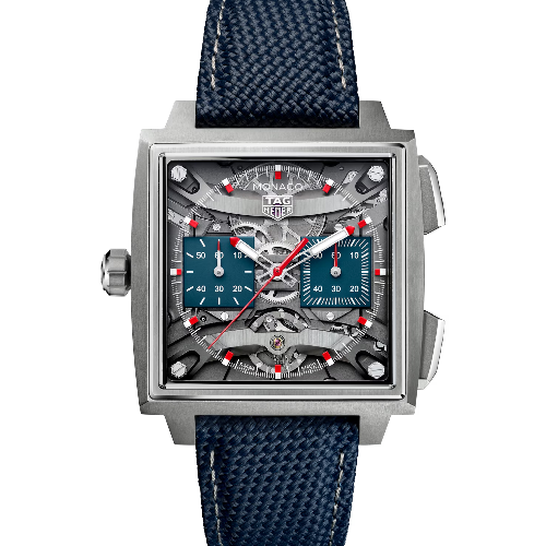 Tag Heuer Monaco Evergraph Automatic Blue Rubber Strap