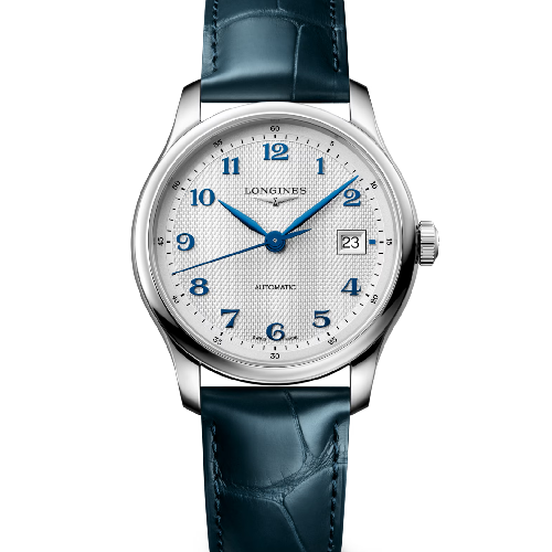 LONGINES Master Collection Automatic Blue Leather Strap 39 mm