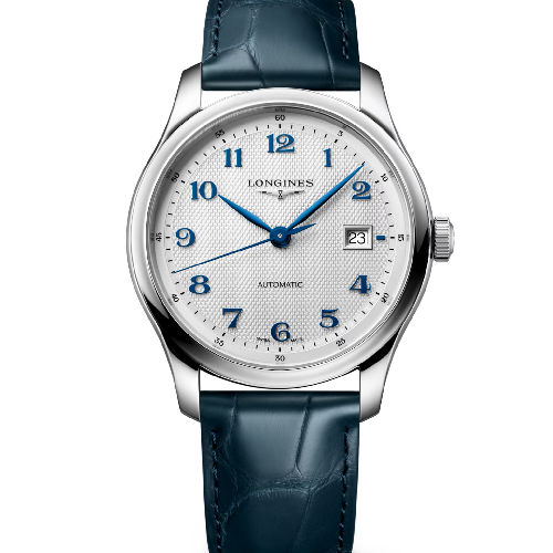 LONGINES Master Collection Automatic Blue Leather Strap 41 mm