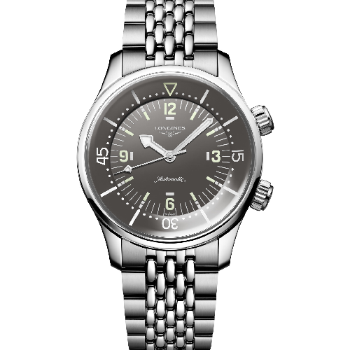 LONGINES LEGEND DIVER Automatic Silver Stainless Steel Bracelet 39 mm