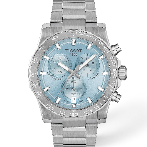 TISSOT Supersport Cronograph Silver Stainless Steel Bracelet